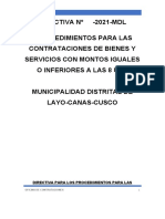 Directiva Logistica Layo 2022