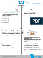 Fi̇ Matemati̇k - 7. Sinif Tam Sayilar Deneme Sinavi - 1