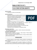 Trabajo Práctico #2 La Célula Como Sistema Abierto: Biología Humana. Fac. de Psicología. Unmdp