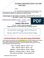 2022-23 Revised Registration Letter