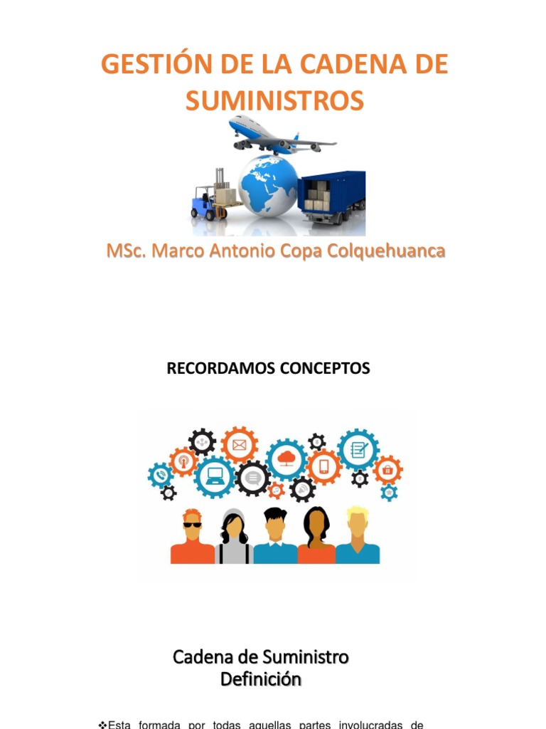Gestión de la Cadena de Suministro | PDF | Logística | Gestión de la ...