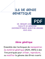 Outils de Genie Genetique - 1