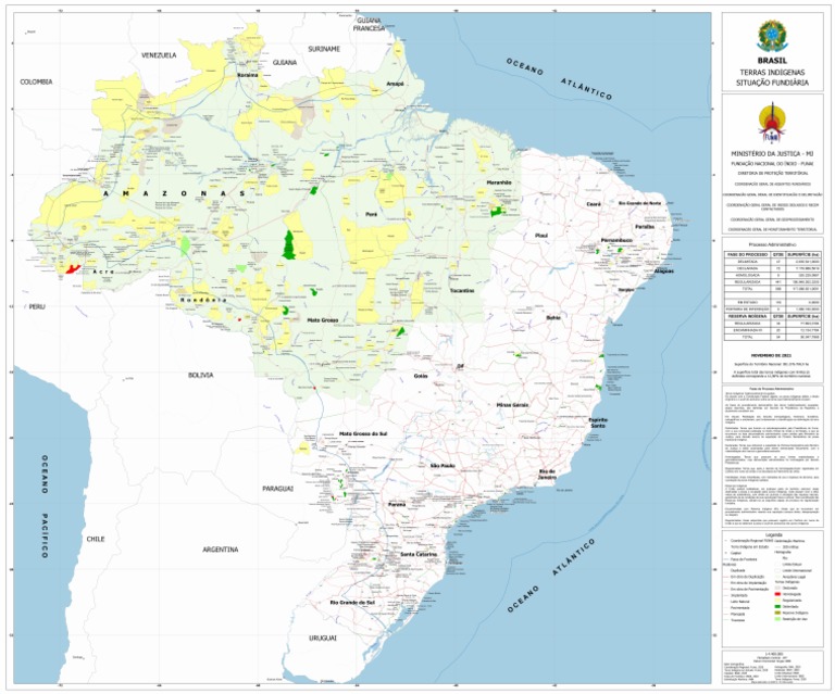 Mapa Áreas Indígenas BRASIL | PDF