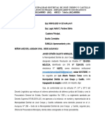 Apersonamiento + Cumplo Mandato - Luis Alberto Panduro Torres-Impugnacion de Despido