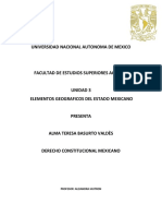 Elementos geográficos del Estado Mexicano