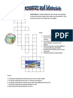 Natural Resources and Materials Crossword