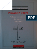 Nicanor Parra - (1972) Emergency Poems