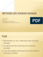 Methodes Des Sciences Sociales