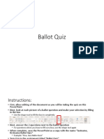 Ballot Quiz PDF