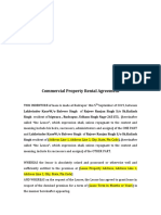 Commercial Property Rental Agreement Format