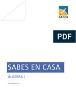 Álgebra I - SABES en Casa - 1P