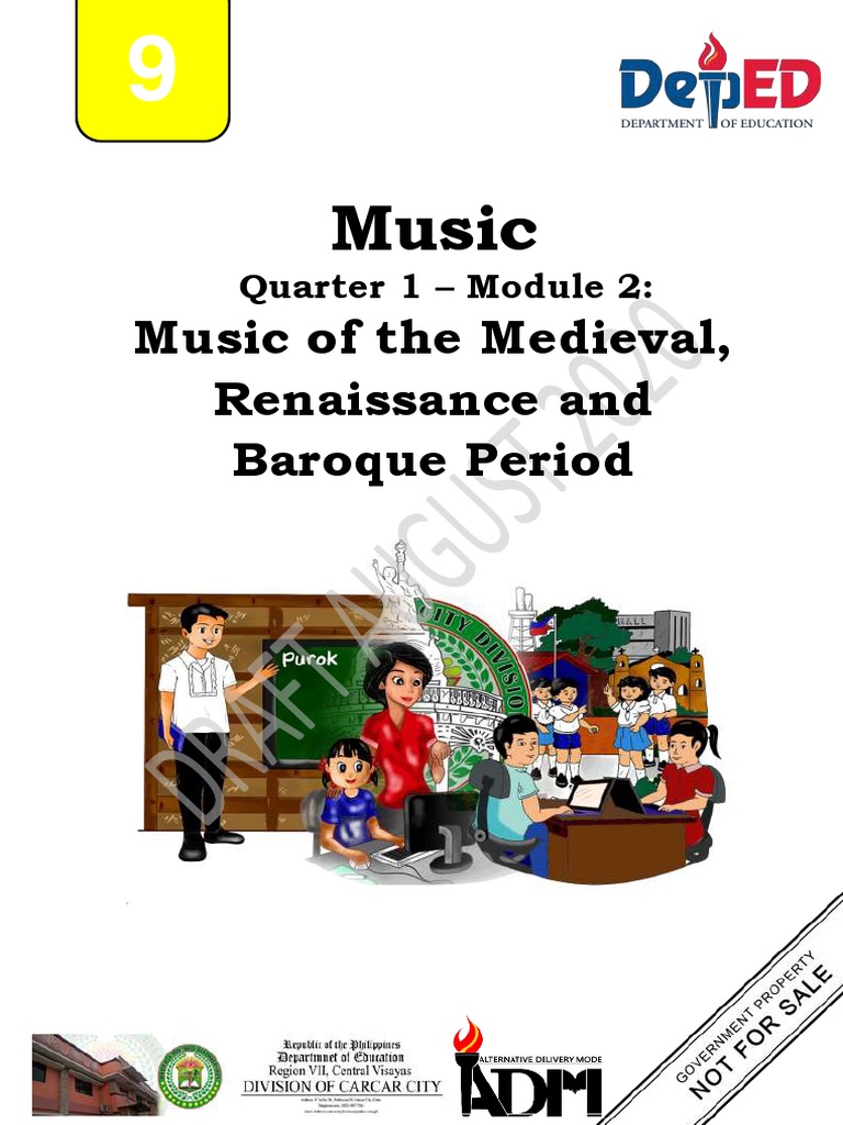 Music-9 SLM Q1 W3-4 M3-4 V1.0-CC-released | PDF | Gregorian Chant ...