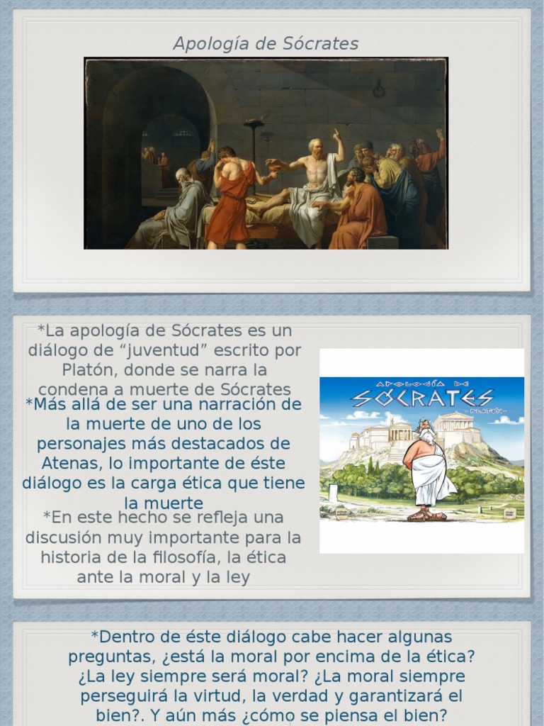 Ética y muerte en la Apología de Sócrates | PDF | Sócrates | Platón