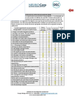 Cuestionario de Control Del Pensamiento (TCQ)