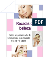 Recetas de Belleza