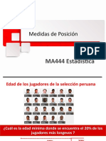 MA444 - Medidas de Posición