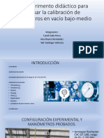 Un Experimento Didáctico para Evaluar La Calibración de