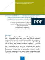 Funcionamiento Familiar Y Estilos de Afrontamiento Ante El Confinamiento en Casa Por Covid 19: Un Abordaje Psicosocial en Fenómenos de La Salud