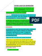 Cómo Evitar Caer en Depresión