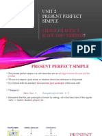 Unit 2 Present Perfect Simple