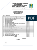 Format Penilaian Kebersiahan Kelas2022@