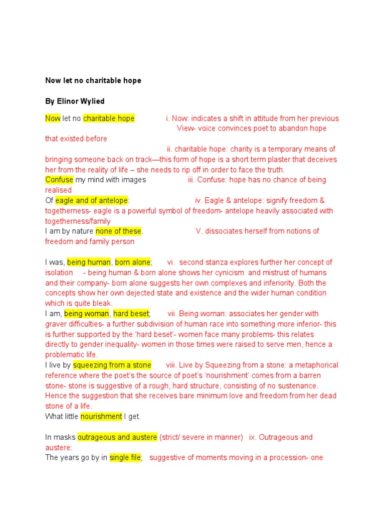 Abandoning Charitable Hope | PDF | Poetry