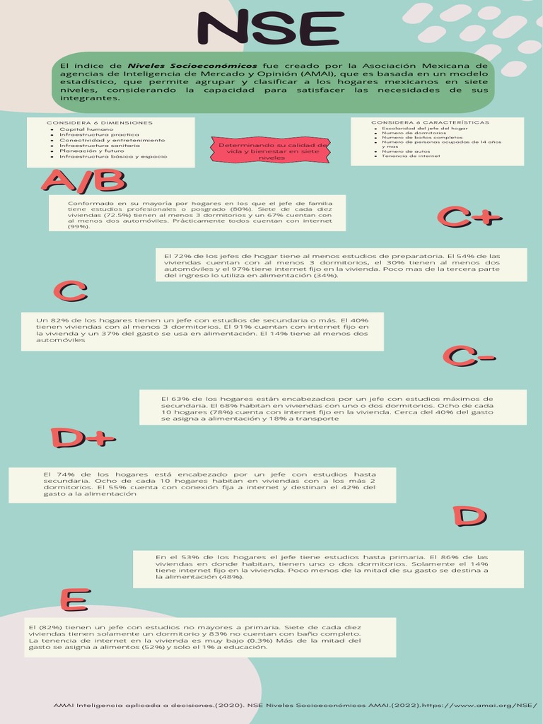 NSE Infografía | PDF | Economias