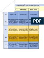 PROGRAMACIÓN SEMANAL LIBERACIÓN DE PROTOCOLOS-CALIDAD SEM. N° 10 MAC3