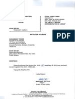 Jollibee Foods Corporation vs. Huan Siek T. Sy Ipc No. 14 2011 00009 May 16 2016