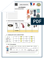 Práctica - Les Vêtements