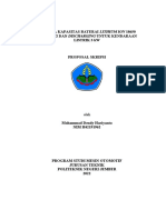 Seminar Proposal (Analisa Kapasitas Baterai Lithium Ion 18650 Charge Dan Discharge Untuk Kendaraan Listrik 3 KW)