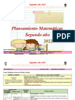 PLAN DE MATEMÁTICAS FEBRERO Segundo