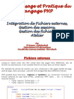 C3 - PHP (Fichiers Externes, Sesions, Gestion Fichiers)