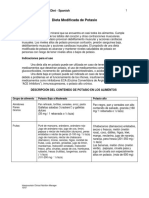 Renal Potassium-Modified Diet Spanish