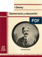 Dewey - Democracia y Educación