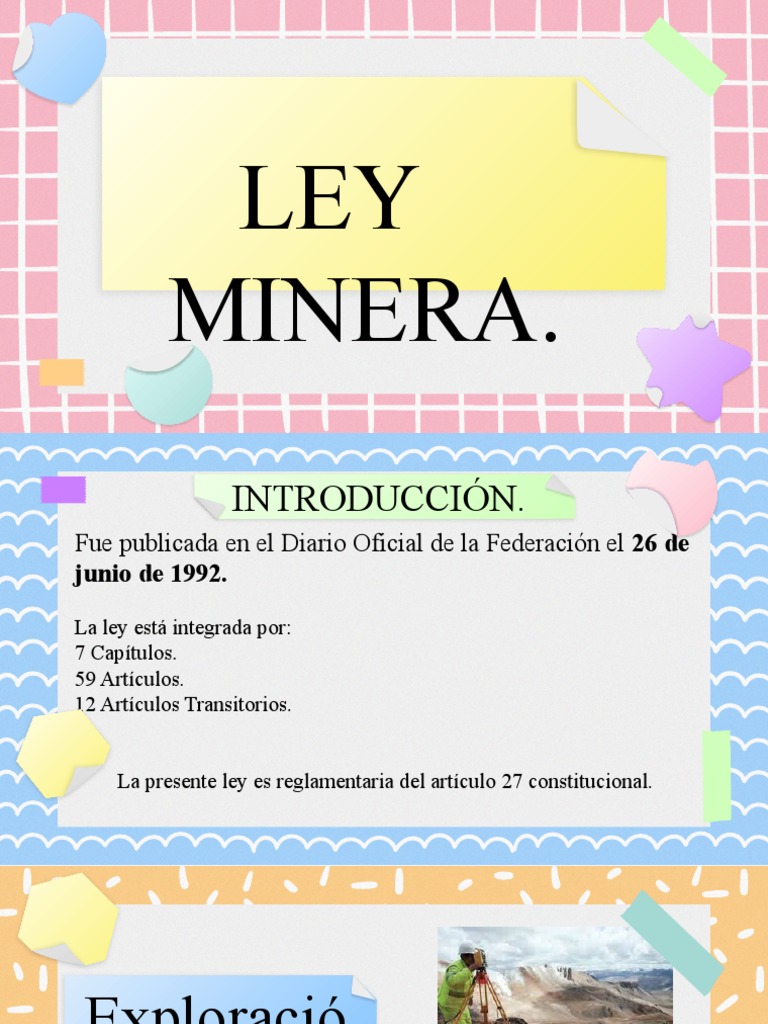 Ley Minera | PDF | Minería | Minerales