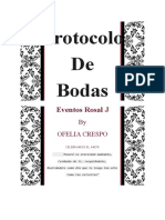 Protocolo Bodas Rosal J