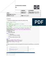 Programa para calcular sueldo semanal por horas trabajadas