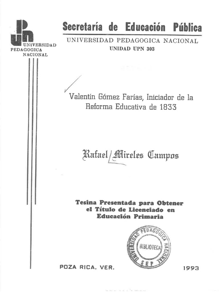 Gomez Farias PDF