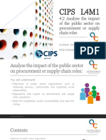 CIPS L4M1.4.2 Public Sector