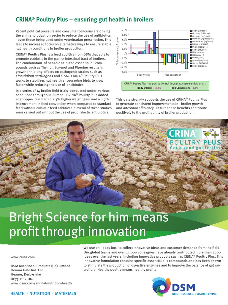 2013 Crina Poultry Plus Ensuring Gut Health in Broilers | PDF | Poultry ...