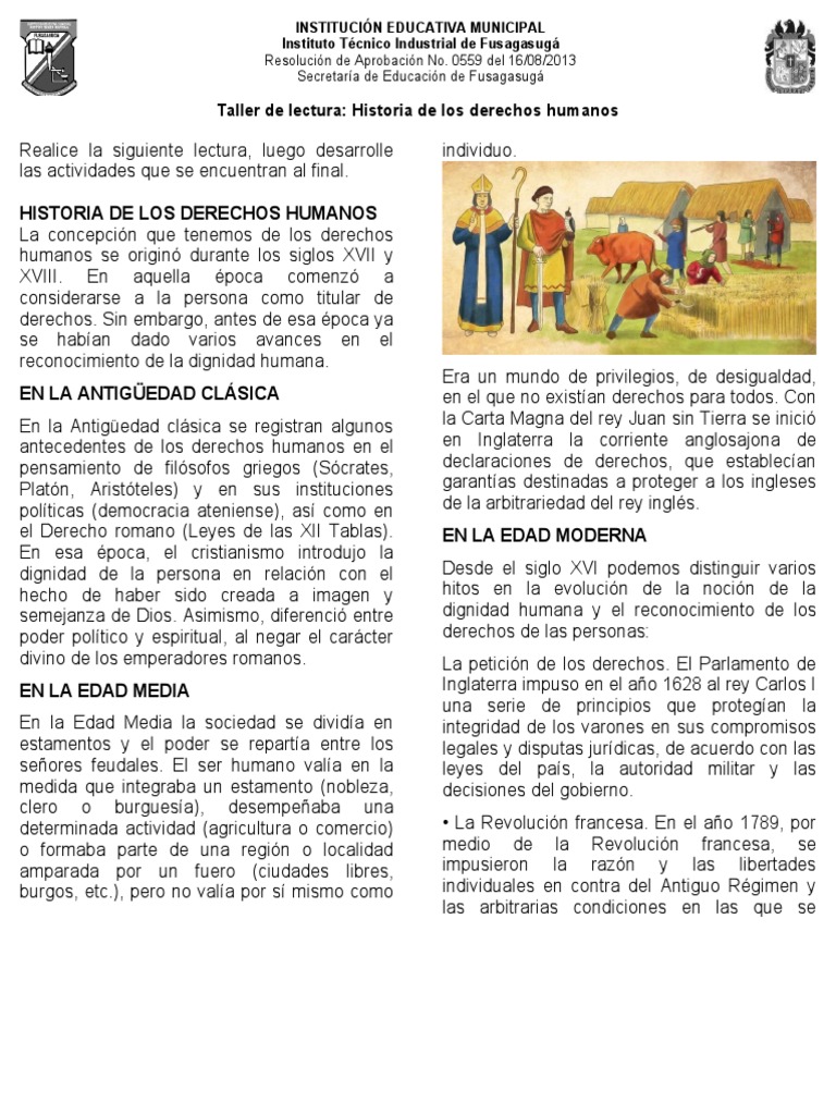 Historia de los Derechos Humanos | PDF | Derechos humanos | Derechos