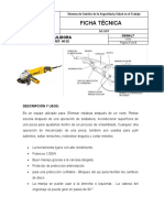 Ficha Técnica Pulidora Dewalt