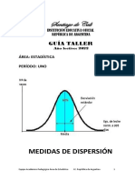 Estadística 10° - I Período - 7 Páginas Plan de Mejoramiento