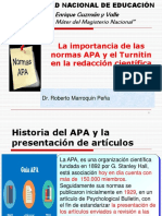 EDA ESPECIALIDAD DE EBA IMPORTANCIA DEL  APA Y EL   TURNITIN EN LA REDACCIÓN DE UNA TESIS