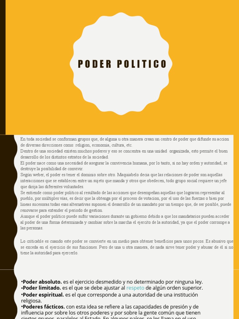 Poder Político y Legitimidad Social | PDF | Legitimidad (política ...