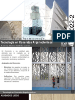 8S - Tecnología en Concretos Arquitectónicos