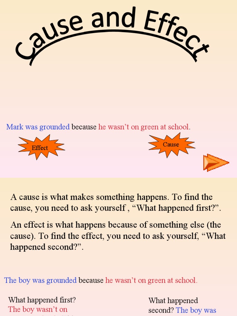 Understanding Cause and Effect Relationships | PDF