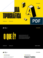 Hierarquia tipográfica: organize informações de forma otimizada