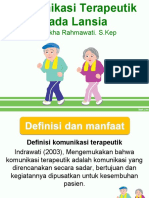 PPT Komunikasi pd Lansia